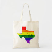 Texas Gay Pride Rainbow Tote Bag (Voorkant)