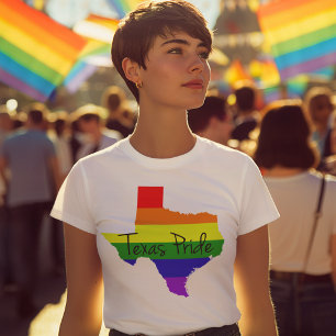 Texas Gay Pride Rainbow Women's T-shirt