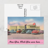 Texas, Gay's Cafe, Childress Briefkaart (Voorkant / Achterkant)