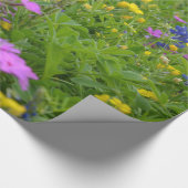 Texas, gebied van wilde bloemen en blauwvintonijn. cadeaupapier (Hoek)