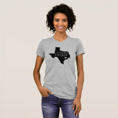 Texas Geboren en getogen State T-shirt (Voorkant volledig)