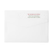 Texas Gebreide Letters en Poinsettia Krans (Achterkant)