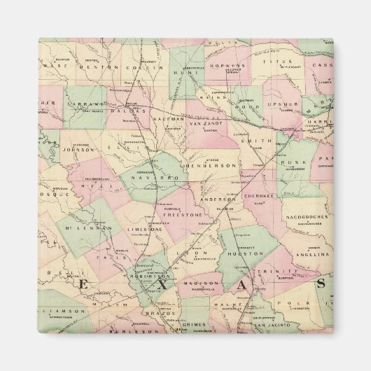 Texas gedeelte magneet (Voorkant)