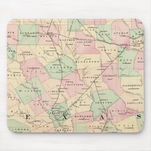 Texas gedeelte muismat (Voorkant)