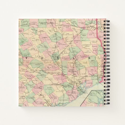 Texas gedeelte notitieboek (Achterkant)