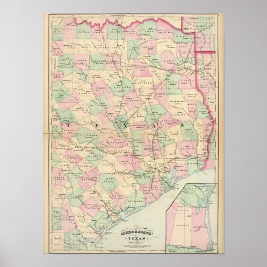 Texas gedeelte poster (Voorkant)