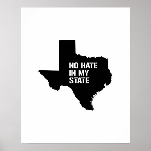 Texas: Geen haat in mijn staat Poster (Voorkant)