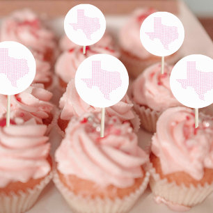 Texas Gender Reveal voor Baby Meisje Sticker