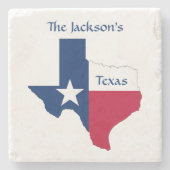 Texas gepersonaliseerd onderzetter (Voorkant)