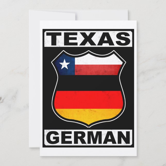 Texas German American (Voorkant)