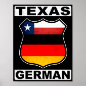 Texas German American Poster (Voorkant)