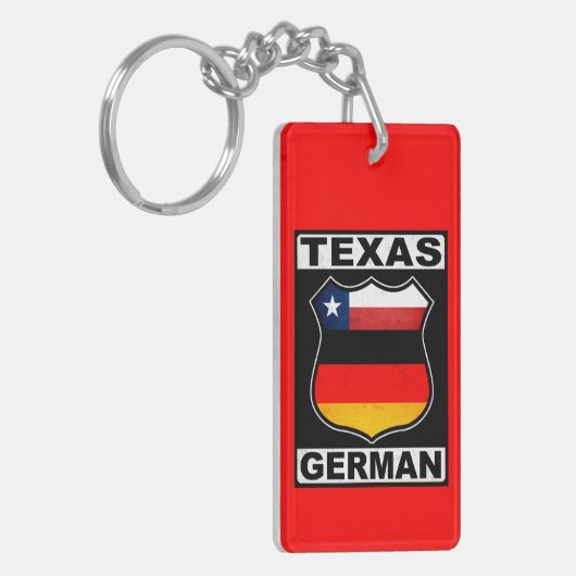 Texas German American Sleutelhanger (Voorkant Links)