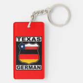 Texas German American Sleutelhanger (achterkant)