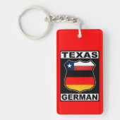 Texas German American Sleutelhanger (Voorkant)