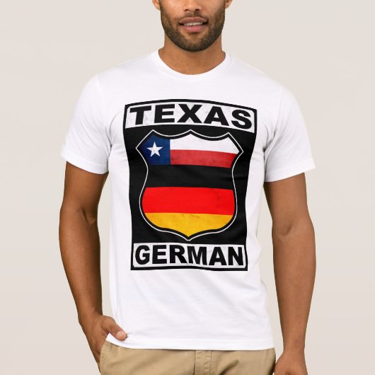 Texas German American T-shirt (Voorkant)