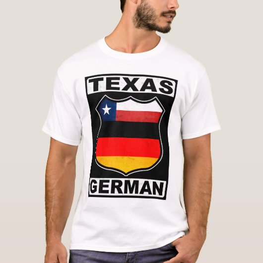Texas German American T-shirt (Voorkant)