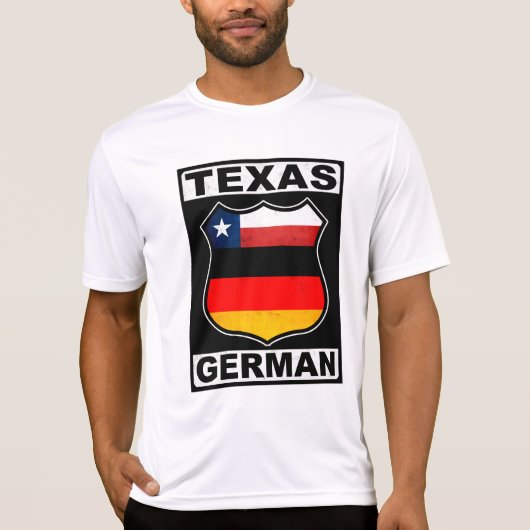 Texas German American T-shirt (Voorkant)