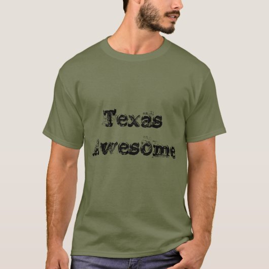 Texas Geweldige Quote Mannen T-shirt (Voorkant)