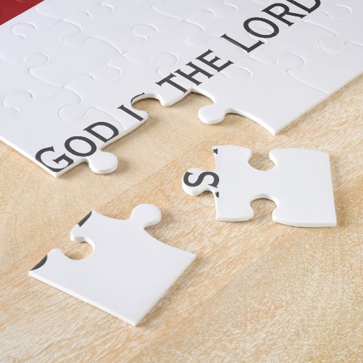 TEXAS | Gezegende natie | TEXAN FLAG Legpuzzel (Zijkant)