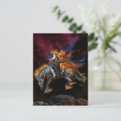 Texas Ghost Rider Briefkaart (Staand voorkant)