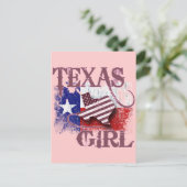 TEXAS GIRL BRIEFKAART (Staand voorkant)