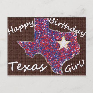 Texas Girl Briefkaart