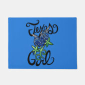 Texas Girl texas Bluebonnets Deurmat (Voorkant)