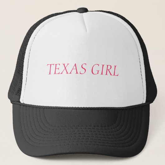 TEXAS GIRL TRUCKER PET (Voorkant)