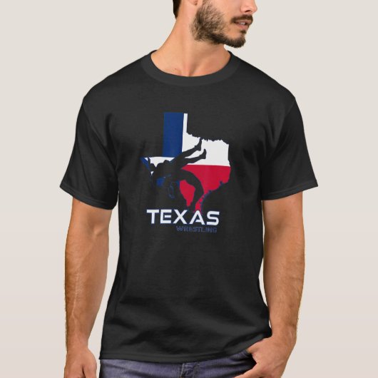 Texas Girls High School Wrestling Fan Wrestler Tx T-shirt (Voorkant)