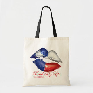 Texas Girls Lees mijn lips-Canvas tas