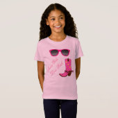 Texas Girls Love Pink T-shirt (Voorkant volledig)