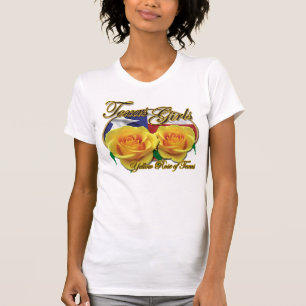 Texas Girls Yellow Rose T-shirt