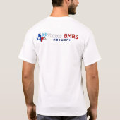 Texas GMRS. Network - White T-Shirt (Achterkant)