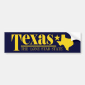 Texas Gold Bumpersticker (Voorkant)