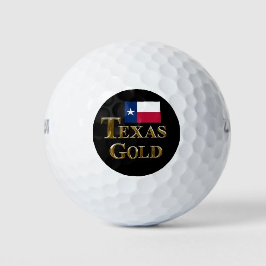 TEXAS GOLD GOLFBALLEN (Voorkant)