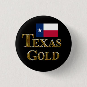 TEXAS GOLD RONDE BUTTON 3,2 CM
