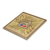 Texas gold tegeltje (Zijkant)