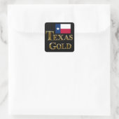 TEXAS GOLD VIERKANTE STICKER (Tas)