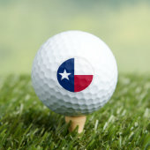 Texas Golf Balls, staatsvlag / patriotten Golfballen (Insitu Shirt)