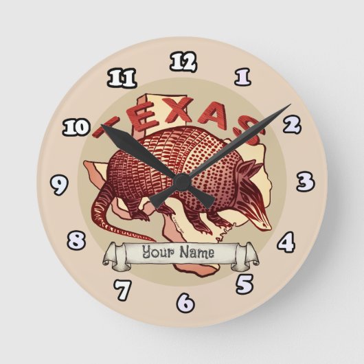 Texas gordeldier  ronde klok (Voorkant)