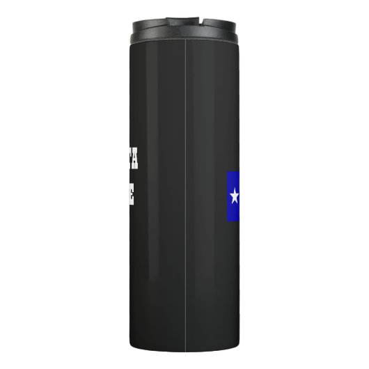 TEXAS-Gotta vind het geweldig!-Texas Flag Thermosbeker (Achterkant)