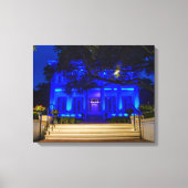 Texas Governor's Mansion Back the Blue Canvas Afdruk (Voorkant)