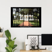 Texas Governor's Mansion Poster (Thuiskantoor)