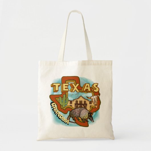 Texas Grandma Canvas tas (Voorkant)