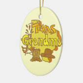 Texas Grandma Keramisch Ornament (Links)