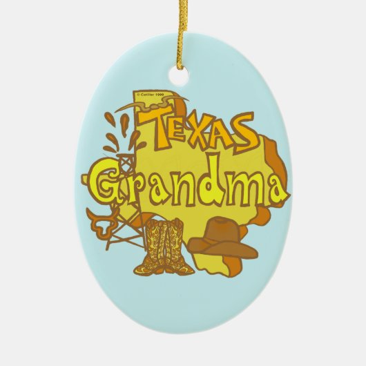 Texas Grandma ornament (Voorkant)