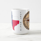Texas Graphic & Texas Trail op wit, mok (Center)