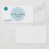 Texas Great Seal Visitekaartje (Voorkant / Achterkant)