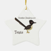 Texas Greater Roadrunner Keramisch Ornament (Achterkant)