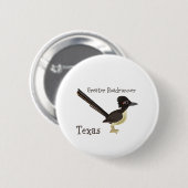 Texas Greater Roadrunner Ronde Button 5,7 Cm (Voorkant /achterkant)